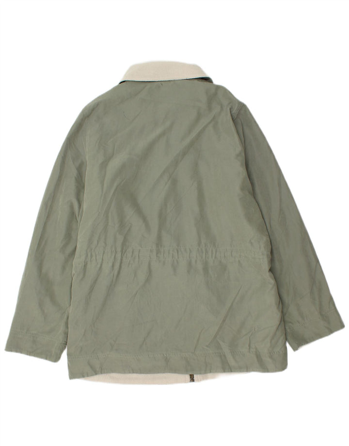 Jaqueta feminina Marks & Spencer Sherpa Parka grande Reino Unido 14 grande verde