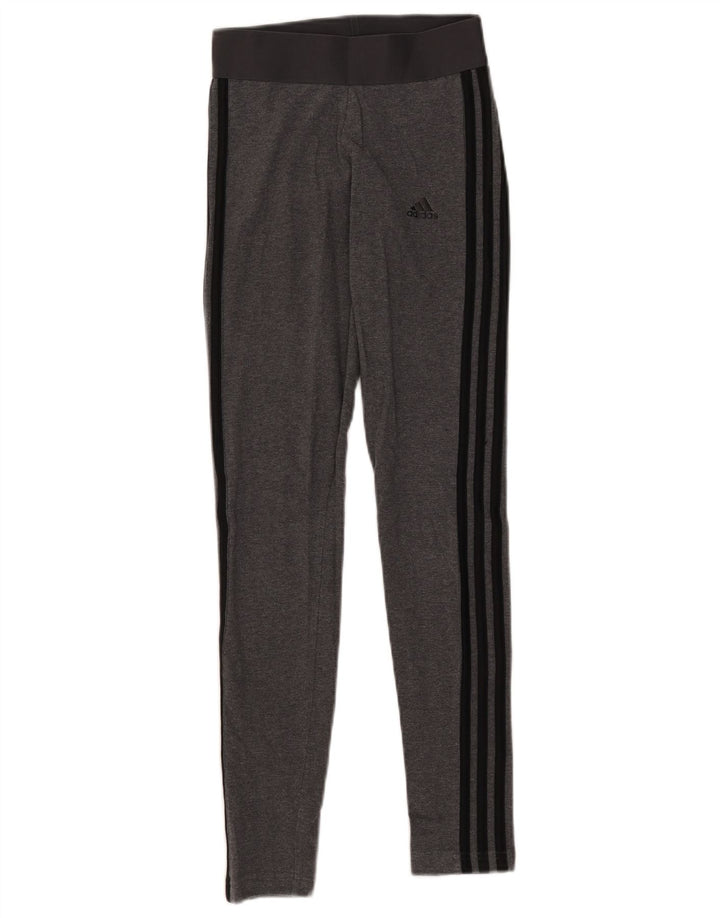 Leggings Adidas Mulher UK 4/6 XS Cinza
