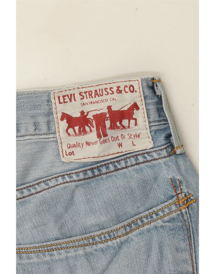 Shorts jeans masculino 504 Levi's W32 azul médio algodão