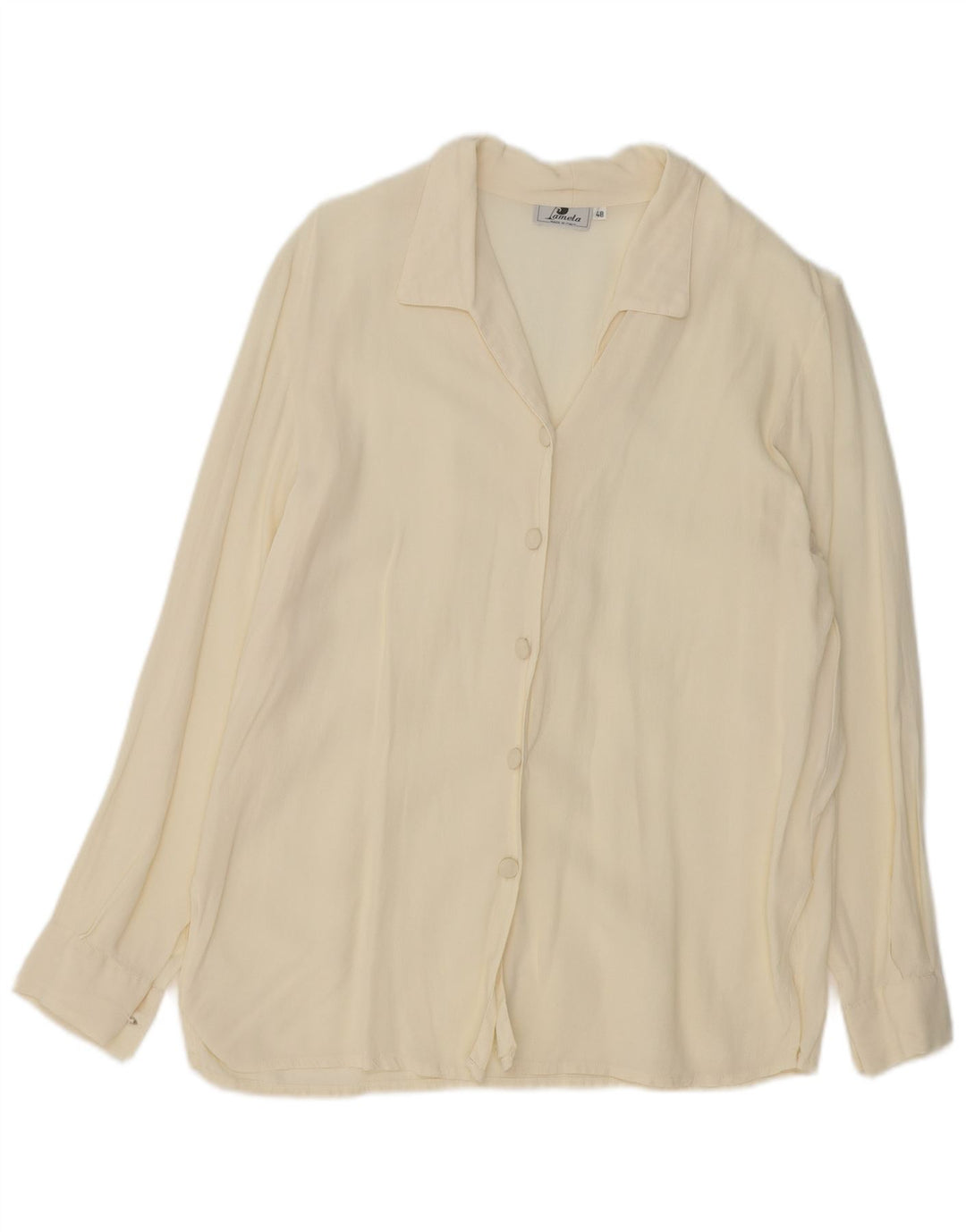 Blusa feminina VINTAGE IT 48 XL branco