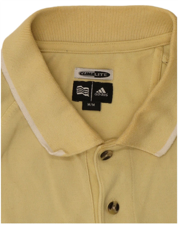 Camisa Polo Adidas Masculina Climalite Médio Amarelo