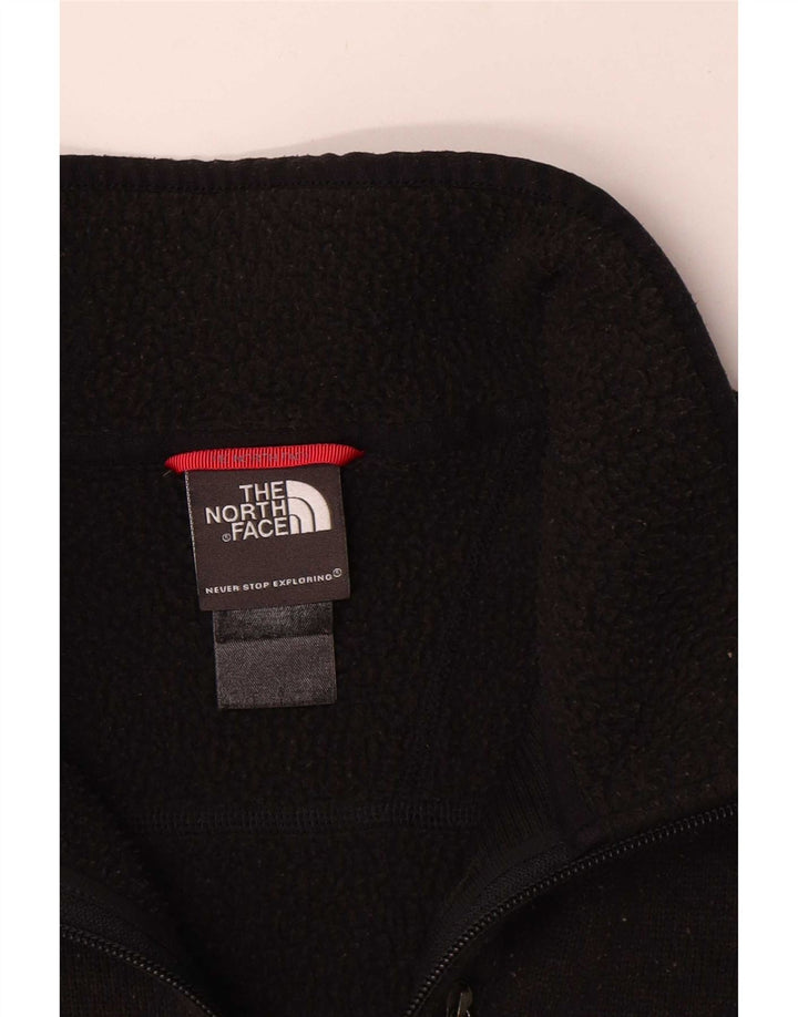 Suéter masculino The North Face com zíper e gola média preto