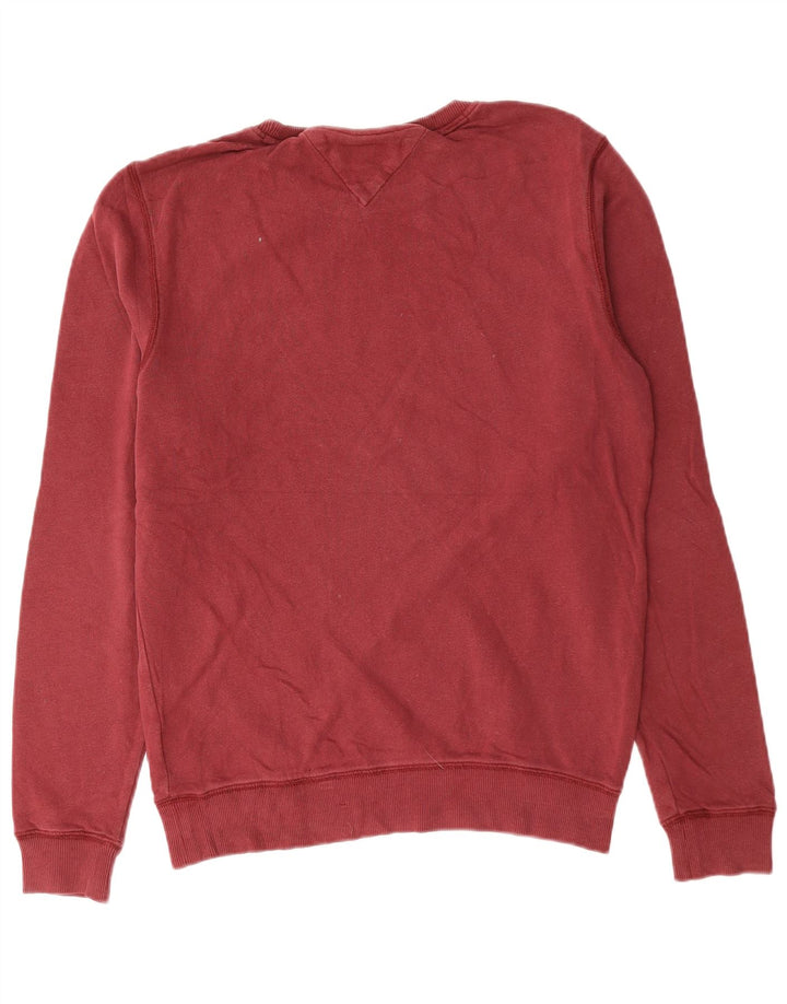 Tommy Hilfiger moletom masculino jumper pequeno algodão vermelho