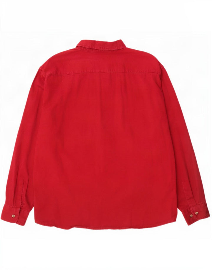 Camisa masculina Wrangler XL algodão vermelho