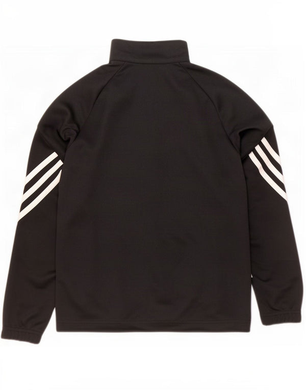 Casaco de treino Adidas Boys Climalite 9-10 anos preto poliéster