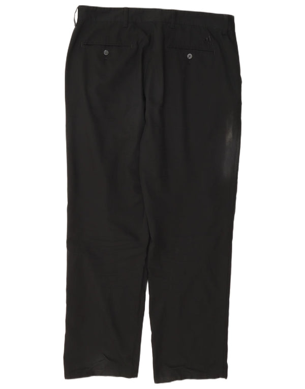 Calça Chino Reta Masculina Adidas W36 L30 Poliéster Preto