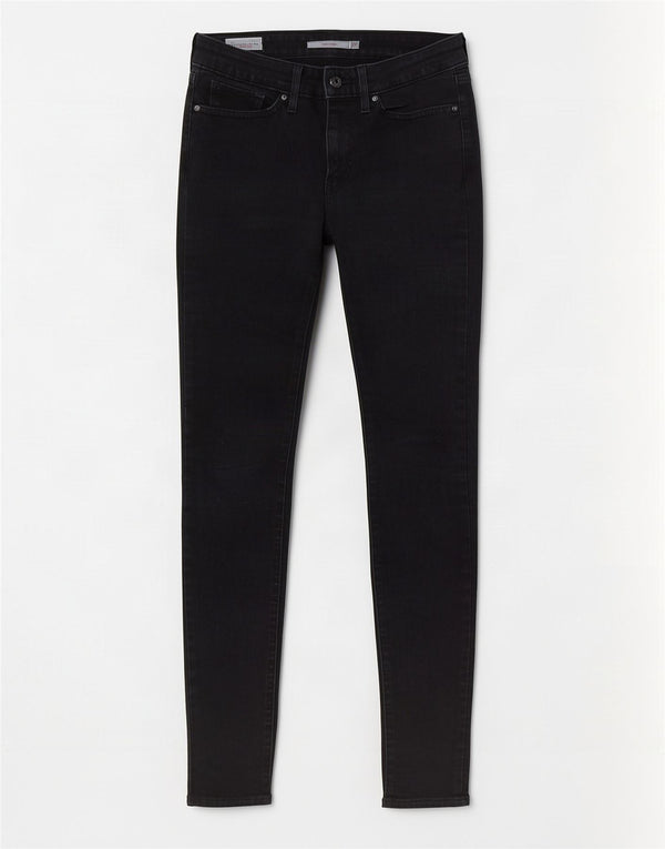 Calça jeans feminina Levi's 711 skinny W27 L30 azul marinho