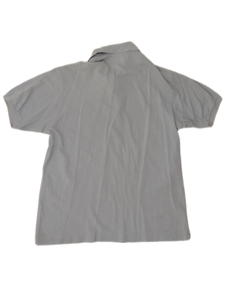 Camisa polo masculina LACOSTE tamanho 5 grande algodão azul