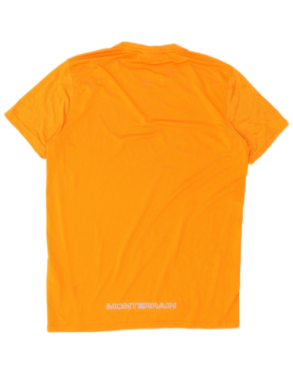Camiseta masculina Monterrain Top pequeno laranja poliéster