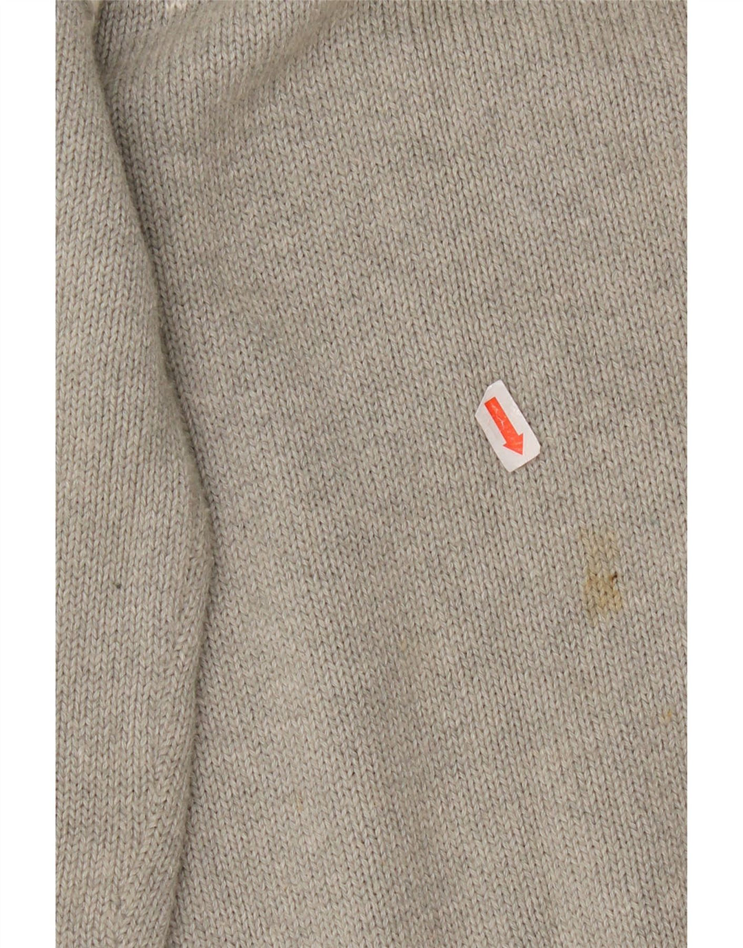 Suéter cardigã masculino NAUTICA cinza médio Fair Isle algodão