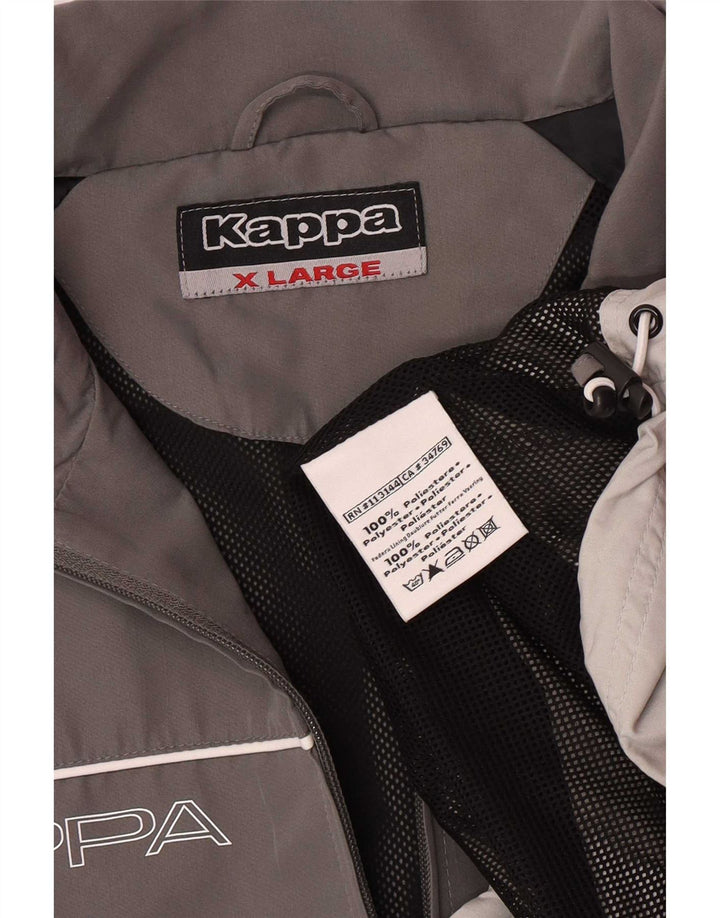 Kappa Mens Treino Top Jacket XL Cinza Colourblock Poliéster