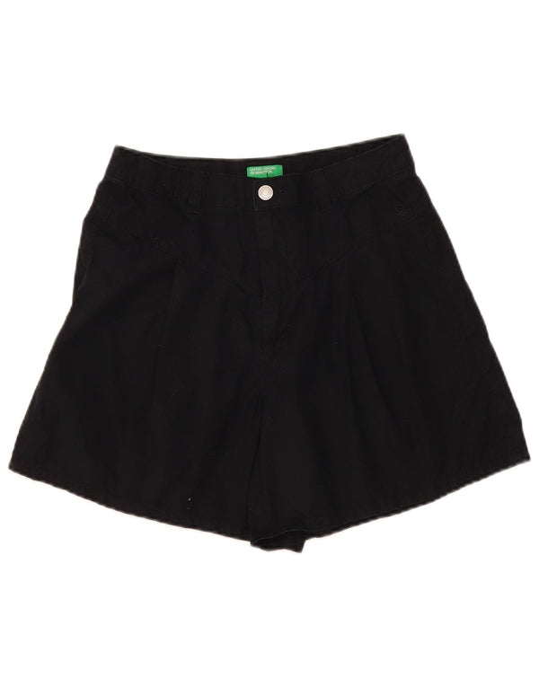 Shorts jeans feminino Benetton W28 médio preto