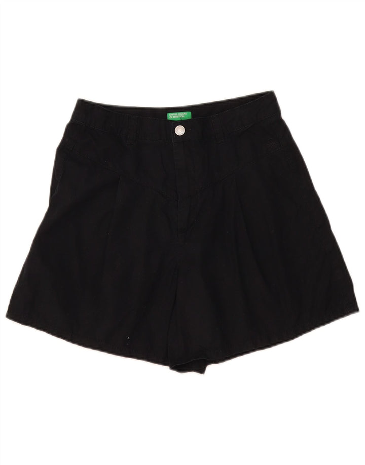 Shorts jeans feminino Benetton W28 médio preto
