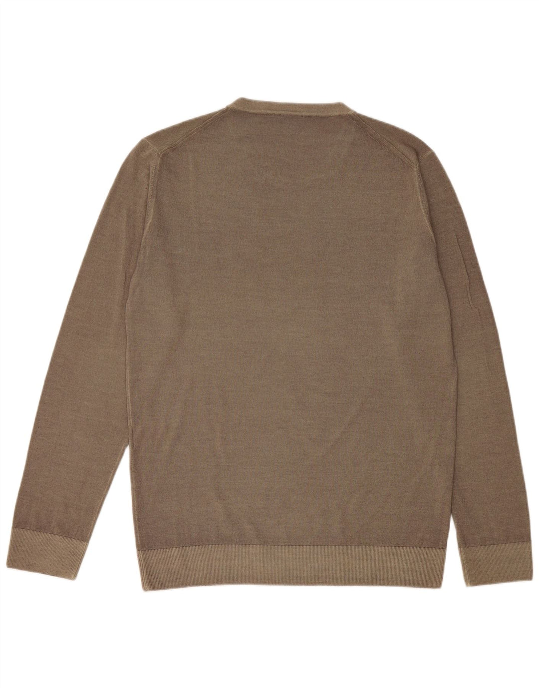 JUST CAVALLI Suéter masculino com gola redonda 2XL lã cáqui