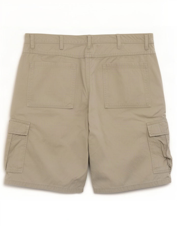 Wrangler Mens Cargo Shorts Grande W36 Algodão Cinza