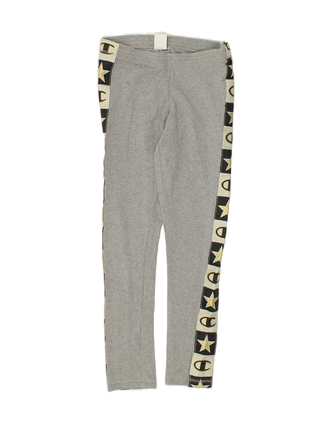 CHAMPION Womens Graphic Leggings UK 6 XS Grey Vintage Champion and Second-Hand Champion from Messina Hembry 