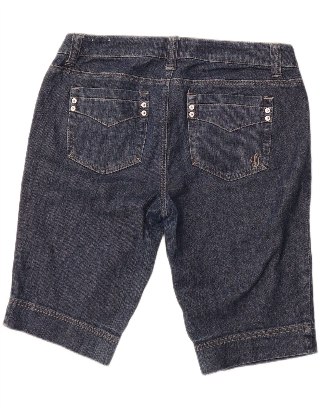 Shorts jeans feminino GUESS W32 grande algodão azul