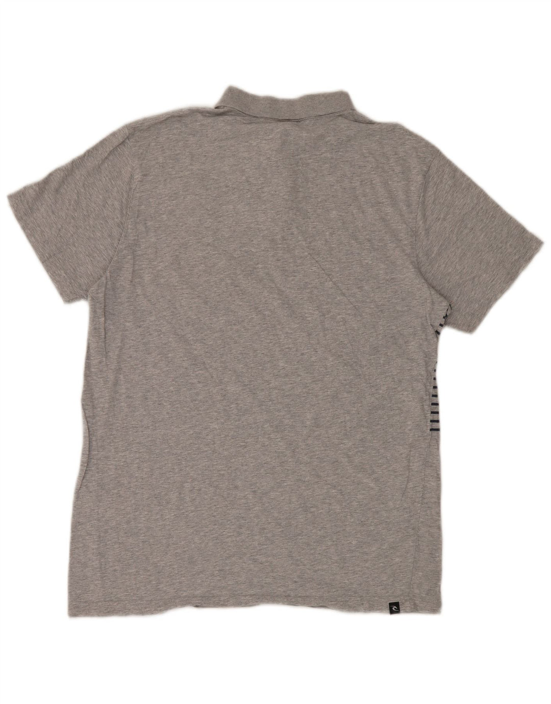 Camisa polo masculina Rip Curl Relaxed Fit grande listrada cinza