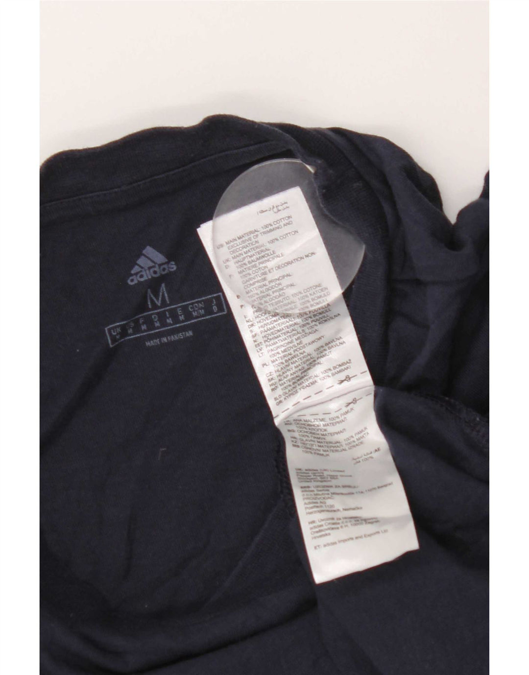 Adidas Camiseta Masculina Graphic Top Médio Algodão Azul Marinho