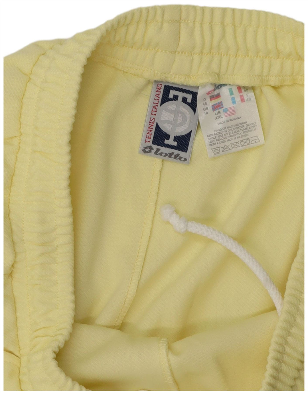 Calça de treino feminina LOTTO UK 18 XL amarelo poliéster