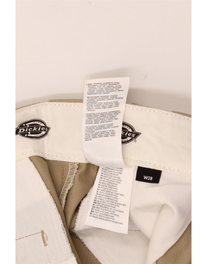 Calça chino reta masculina DICKIES W28 L27 poliéster cáqui