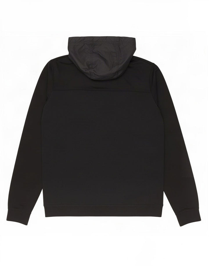 Suéter Nike masculino com capuz e zíper, médio, preto, algodão