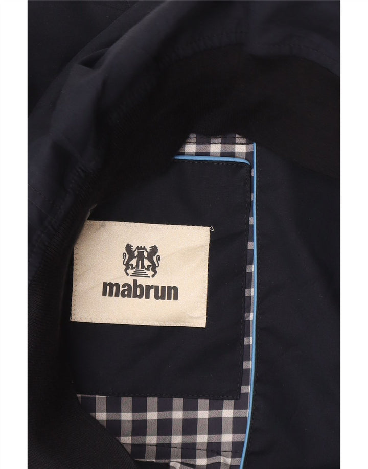 Jaqueta bomber masculina Mabrun UK 38 azul marinho médio