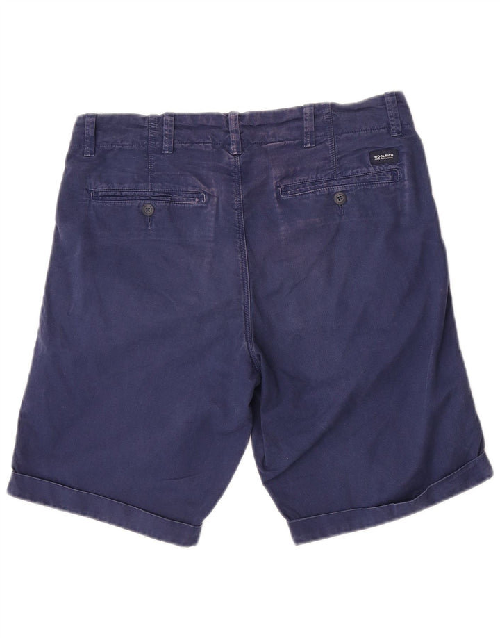 Shorts Chino Masculino Woolrich W30 Algodão Azul Marinho Médio