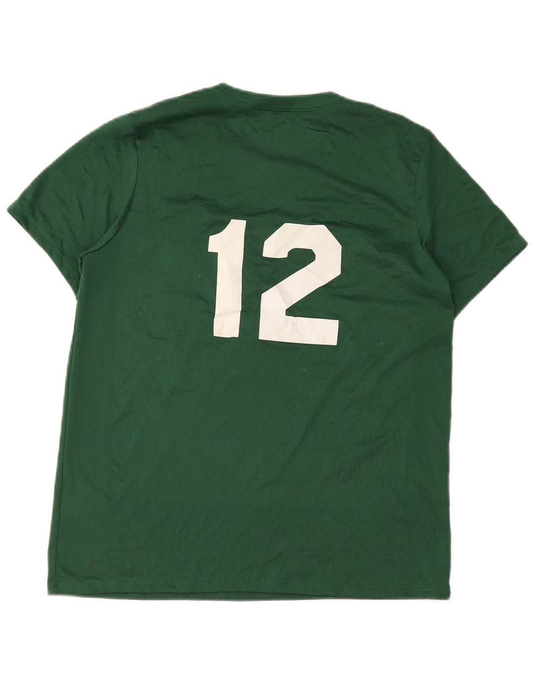 Camiseta Nike Masculina Dri Fit Graphic Top Verde Médio Poliéster