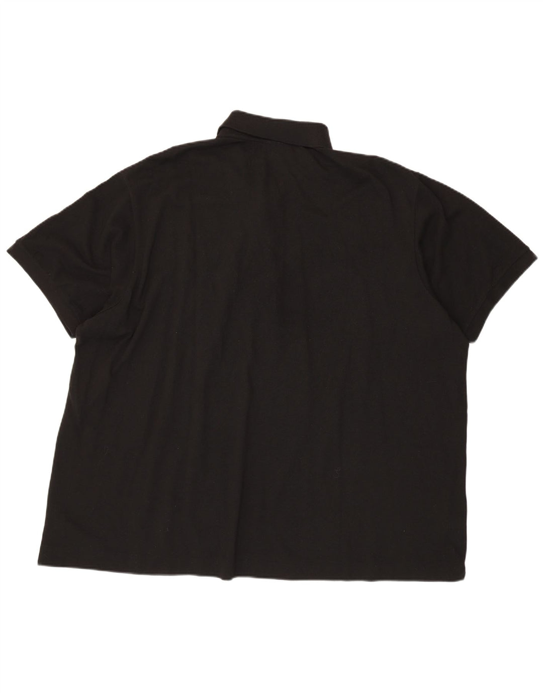 Camisa polo masculina LACOSTE Classic Fit tamanho 10 5XL algodão preto