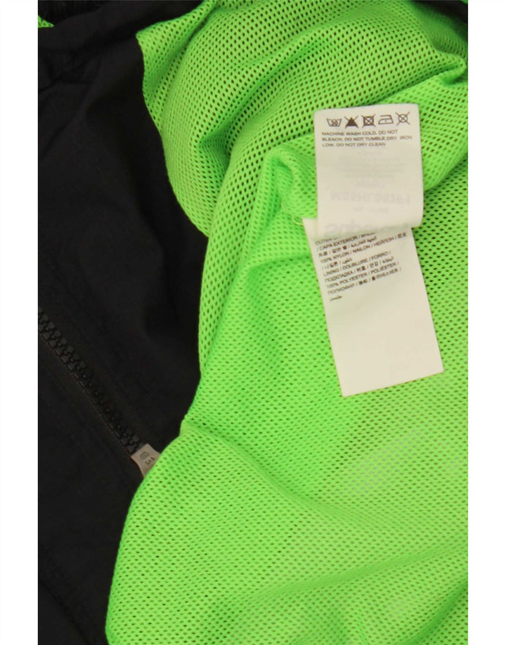 Jaqueta corta-vento feminina Superdry The Windcheater UK 16 grande nylon preto