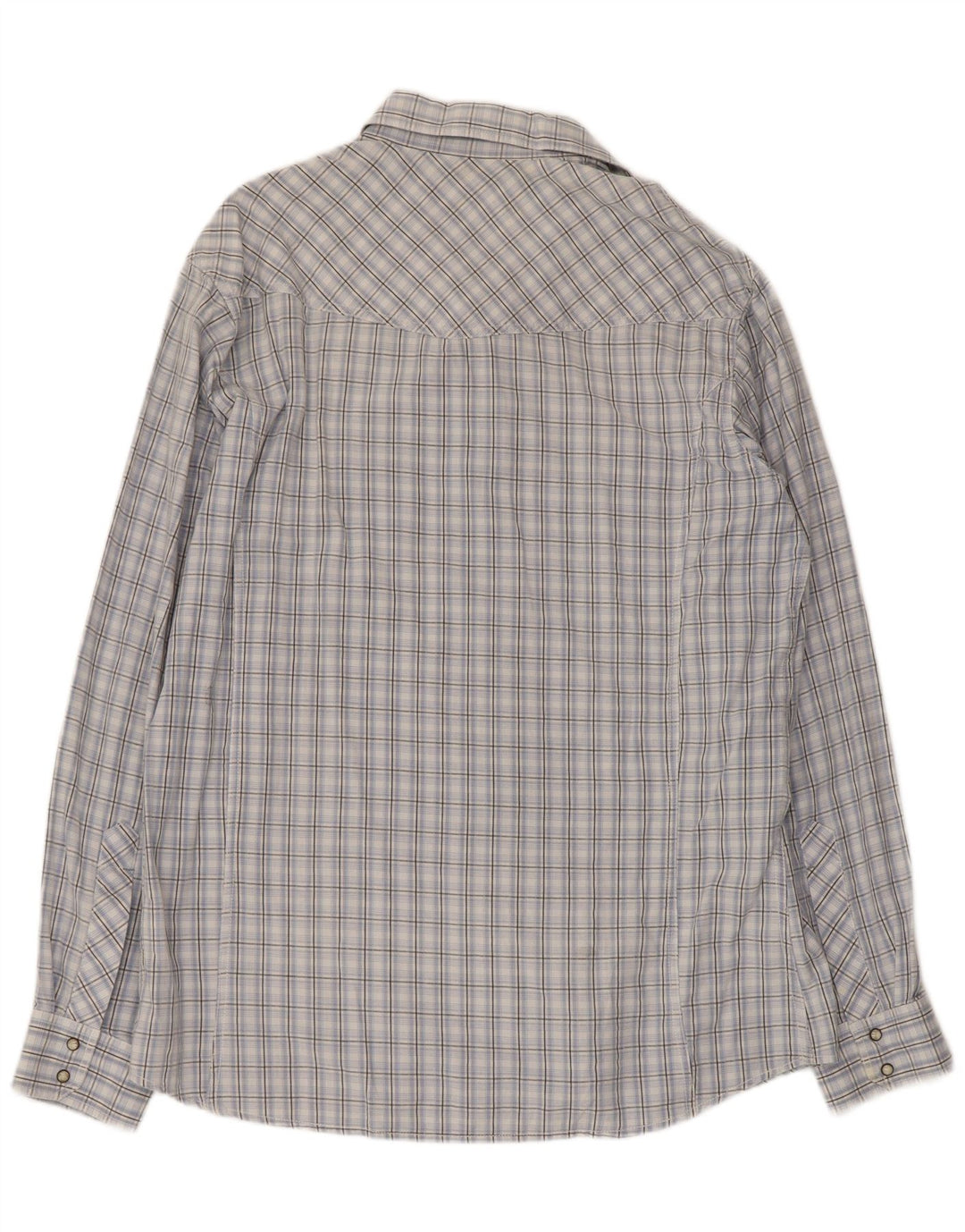 Camisa masculina Marlboro Classics 2XL algodão xadrez azul