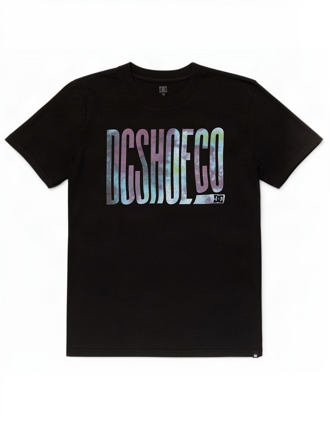 Camiseta gráfica masculina DC Top médio algodão preto