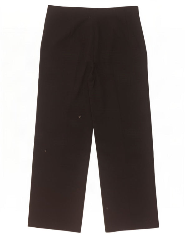 Calça feminina reta casual Marks & Spencer UK 16 grande W36 L31 preta