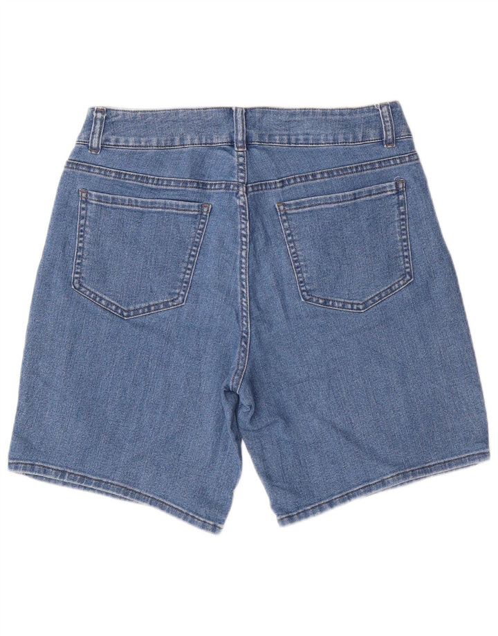 Shorts jeans feminino LEE Riders cintura média EUA 10 grande W30 algodão azul