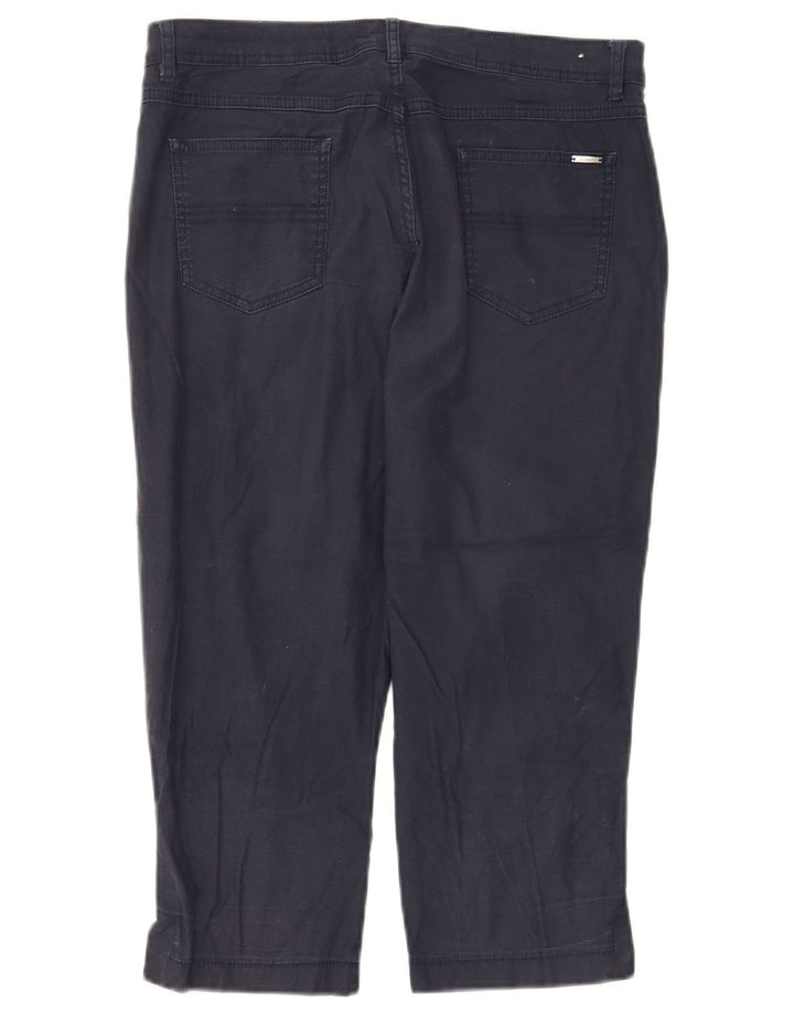 Bermuda Chino Feminina Vintage W40 2XL Azul Marinho