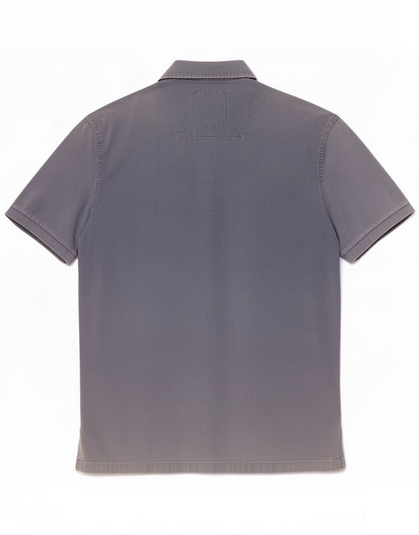 Murphy & Nye Camisa masculina de manga curta pulôver grande azul algodão esportivo