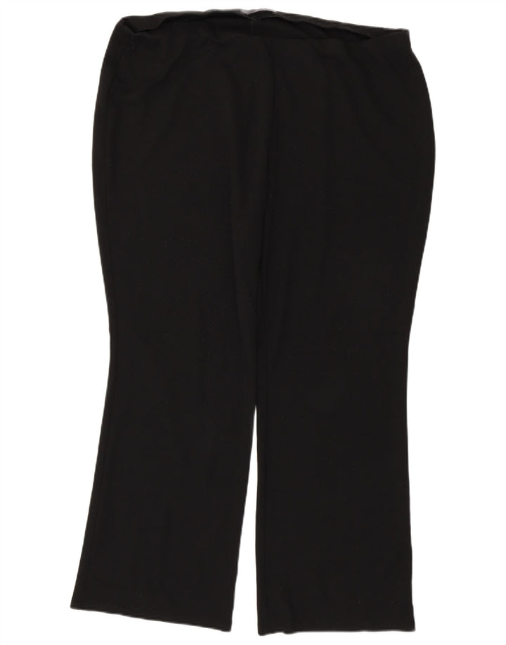 Calça de treino feminina Marks & Spencer UK 20 2XL poliéster preto