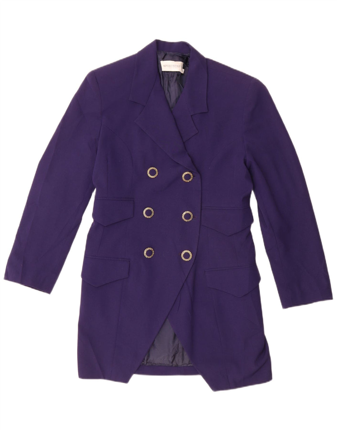 Jaqueta blazer feminina Sportstaff com peito duplo IT 46 grande roxo