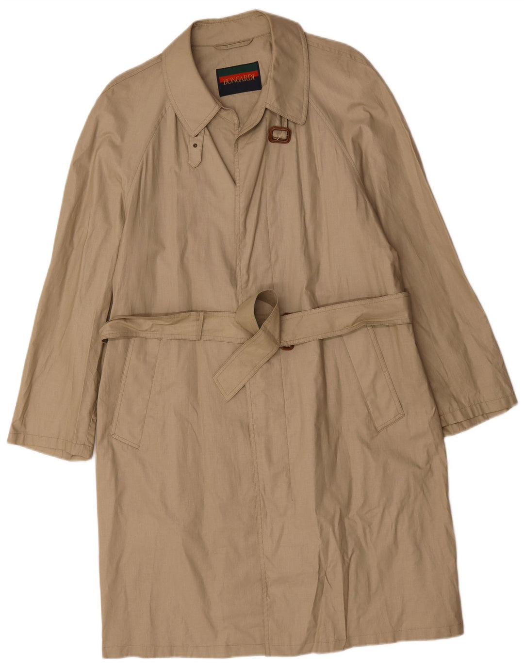 Bongardi Mens Trench Coat UK 38 Médio Bege