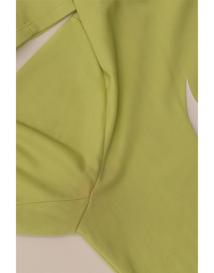 Nike Womens Dri Fit Graphic Pullover Treino Top Reino Unido 14 Médio Verde