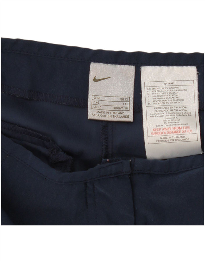 Shorts feminino Nike UK 12 médio W28 azul marinho nylon