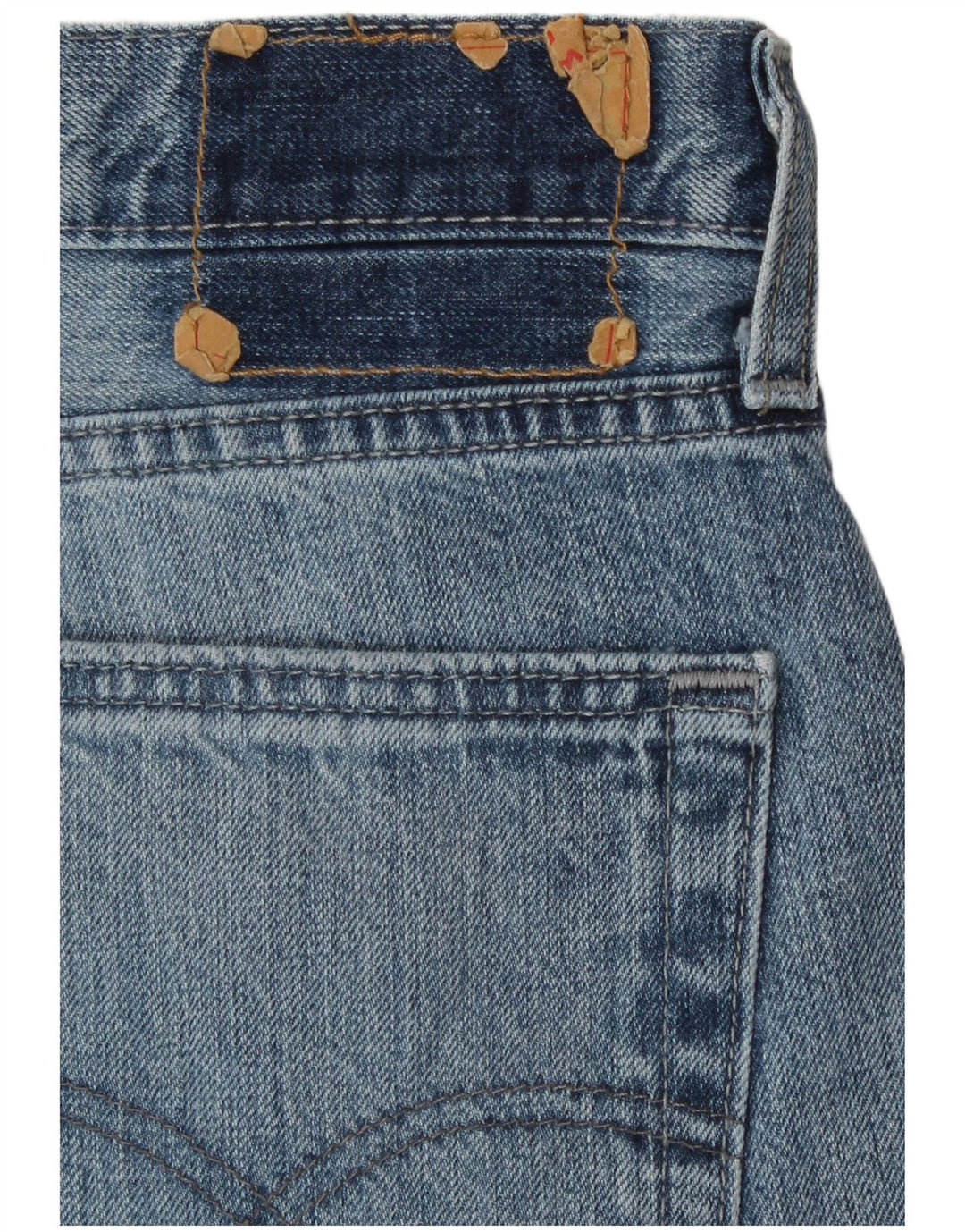 Calça jeans reta masculina Levi's W36 L32 azul algodão