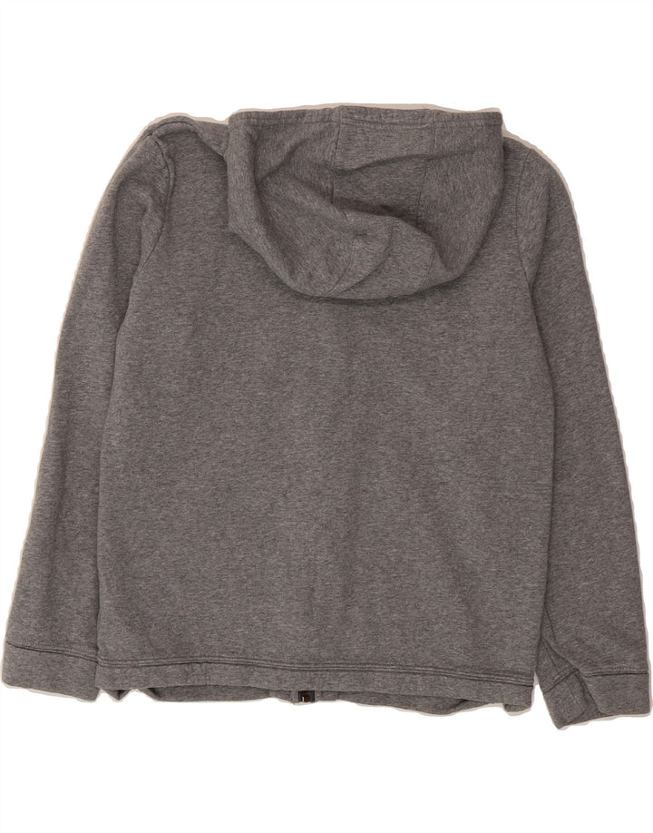NIKE Boys Standard Fit Zip Hoodie Sweater 13-14 Years XL Grey Cotton Vintage Nike and Second-Hand Nike from Messina Hembry 