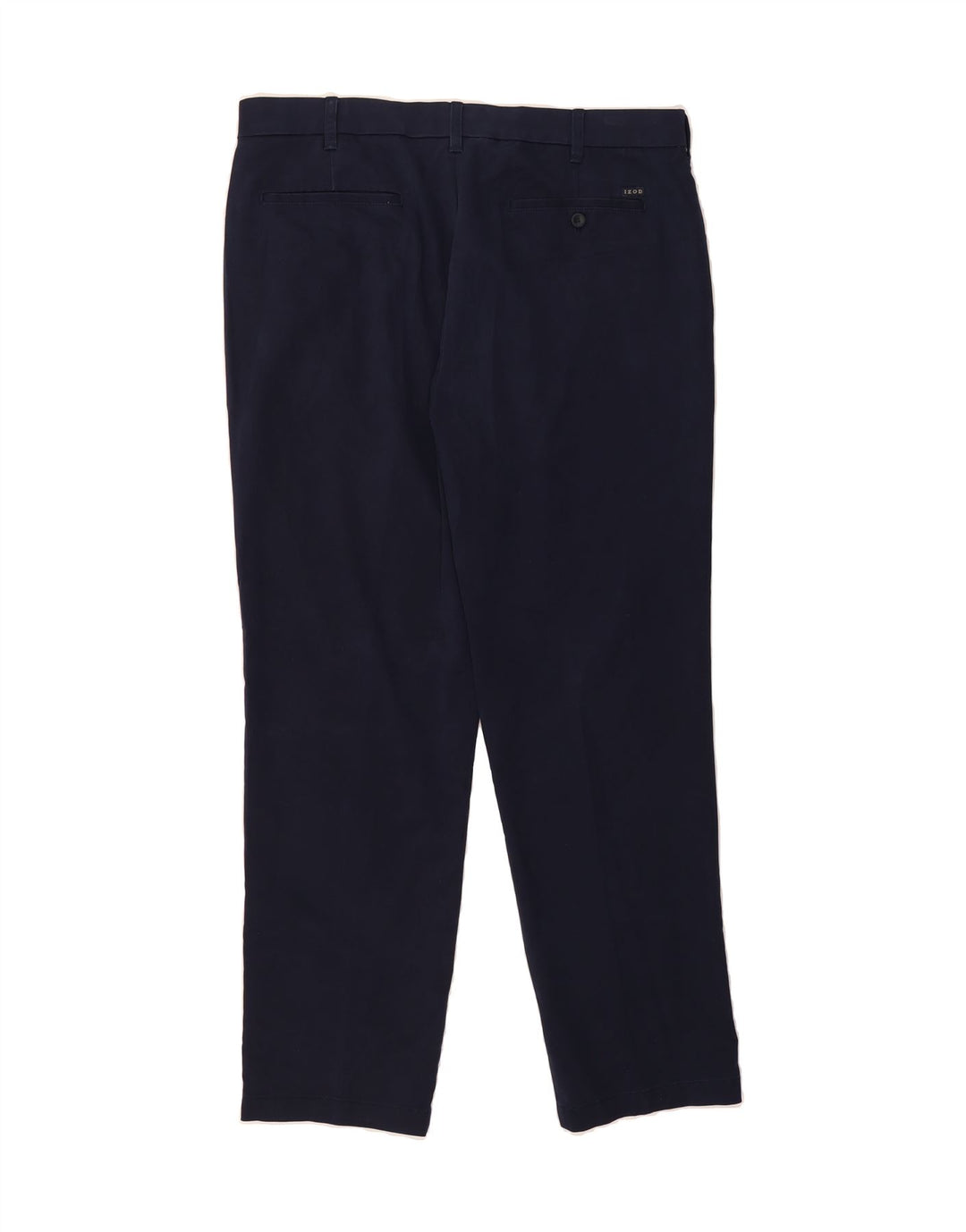 IZOD Mens Straight Chino Trousers W38 L32  Navy Blue Cotton Vintage Izod and Second-Hand Izod from Messina Hembry 