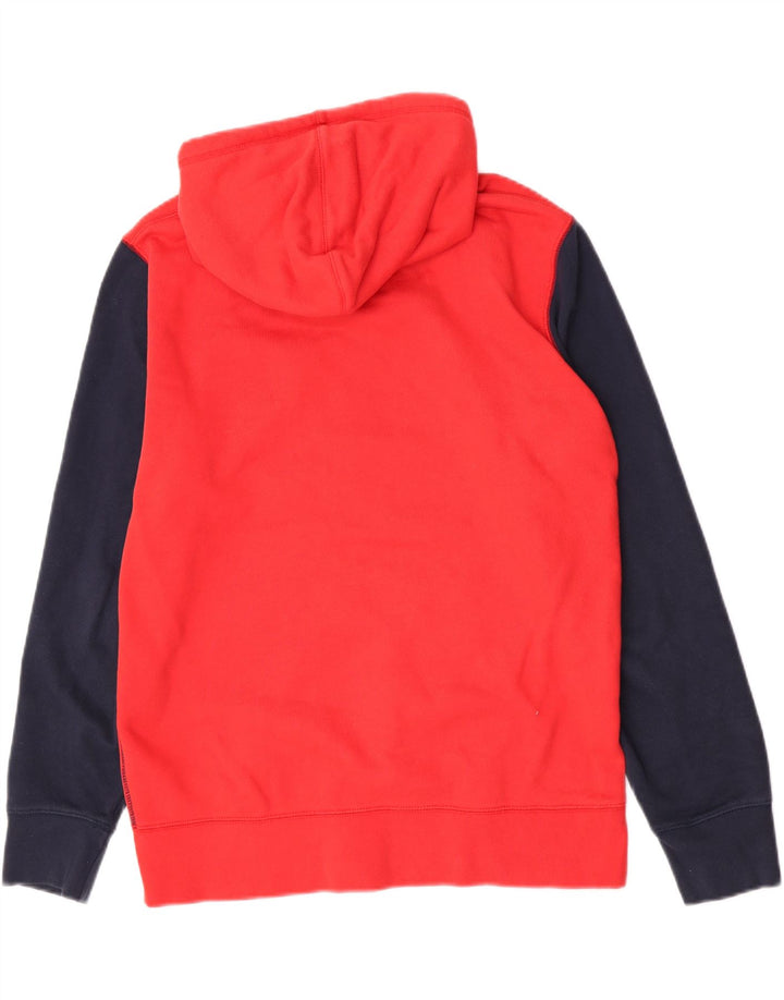 Suéter masculino com capuz e zíper Levi's grande algodão colorido vermelho