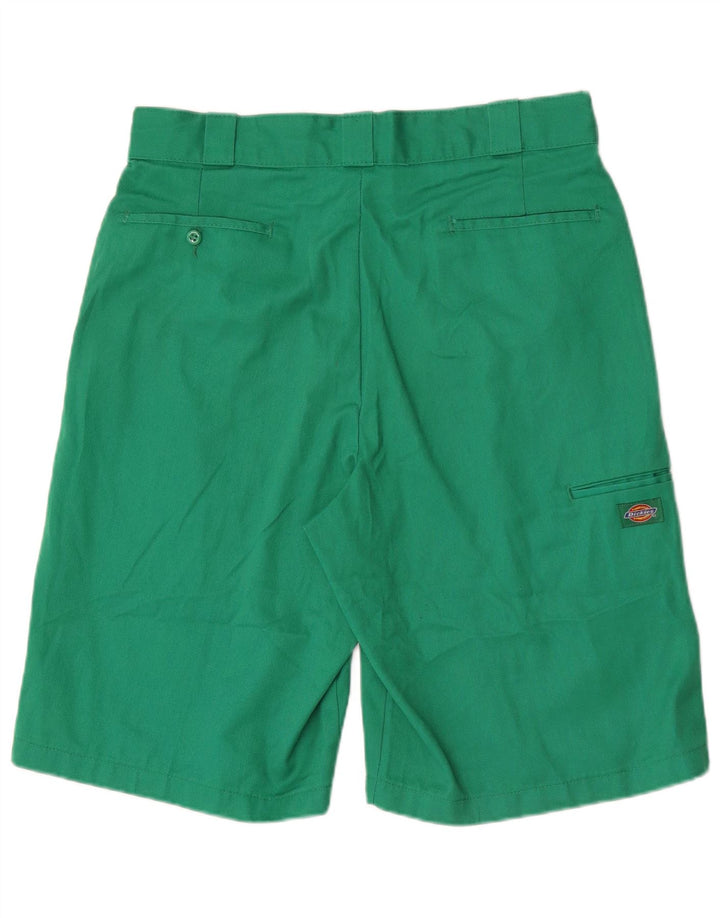 Bermuda masculina Dickies W34 grande poliéster verde