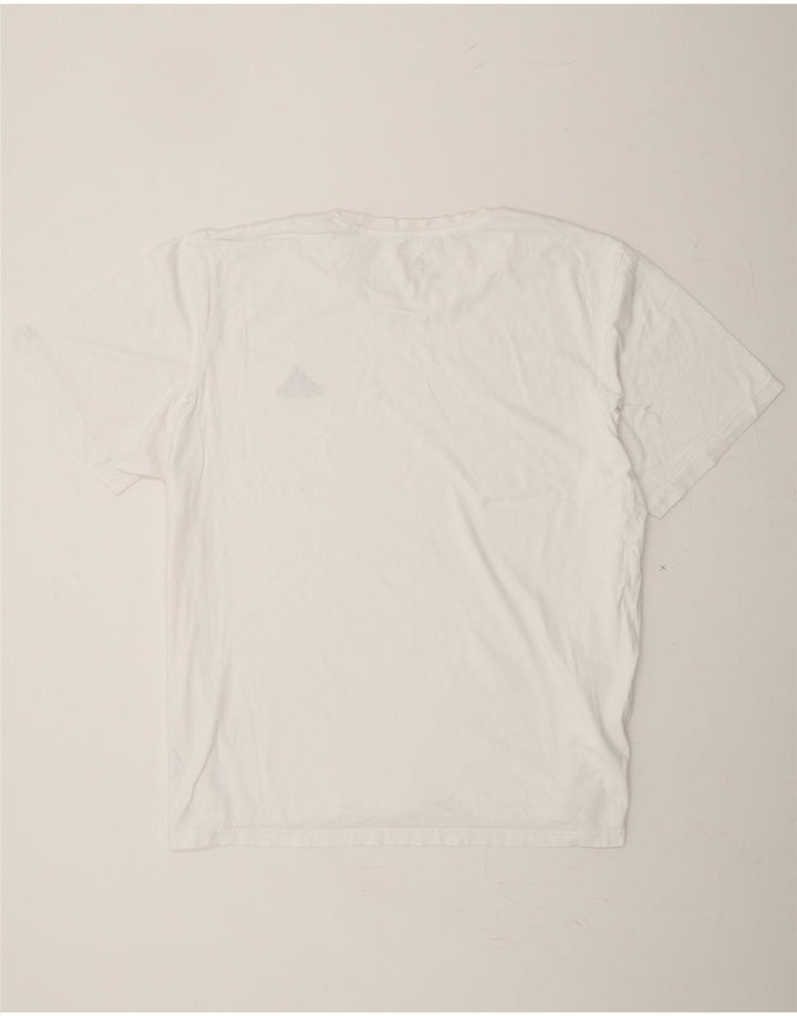 ADIDAS Mens T-Shirt Top 2XL White Cotton Vintage Adidas and Second-Hand Adidas from Messina Hembry 