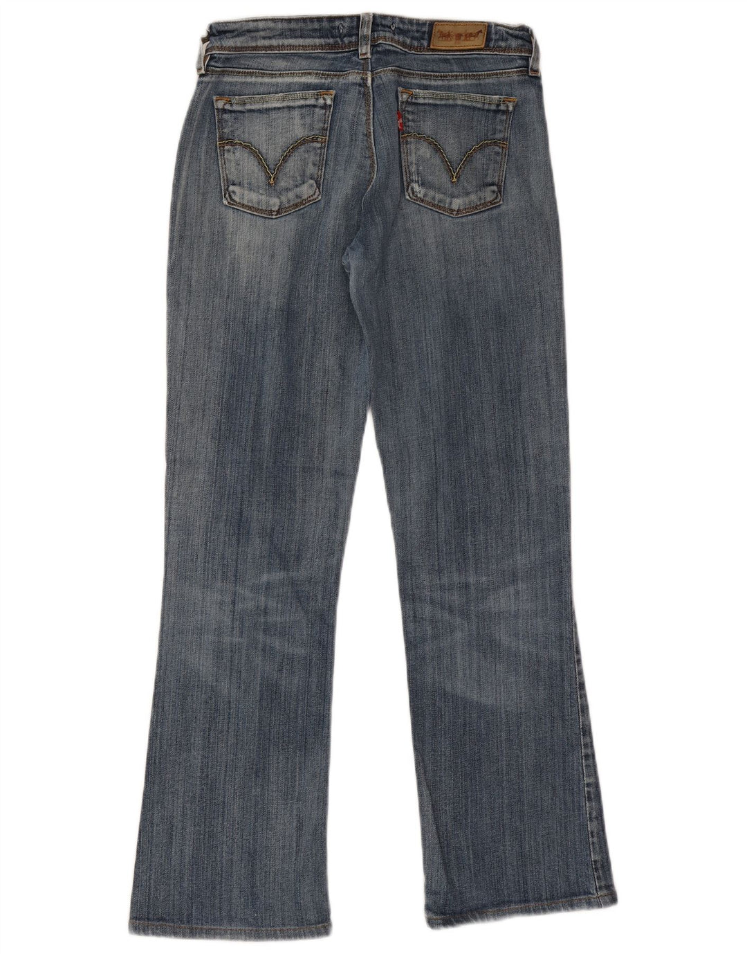 Calça jeans feminina Levi's 572 Bootcut W30 L29 azul algodão