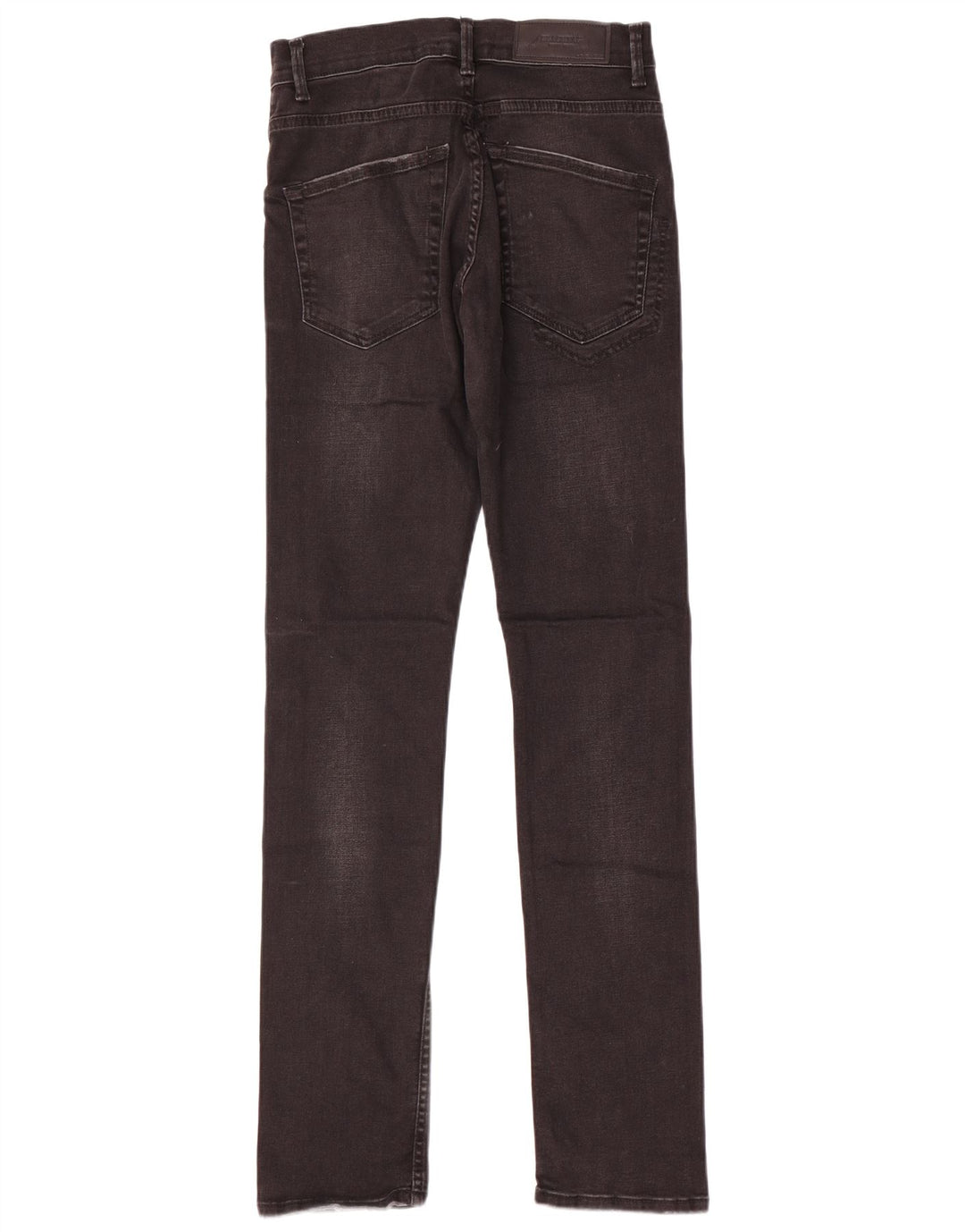 Zara Mens Slim Jeans EU 38 Pequeno W30 L33 Algodão Preto